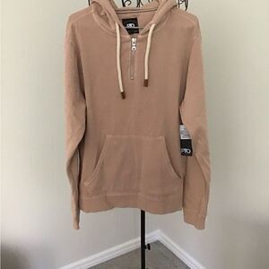 PTO Rose Dust Half Zip Hoodie NWT